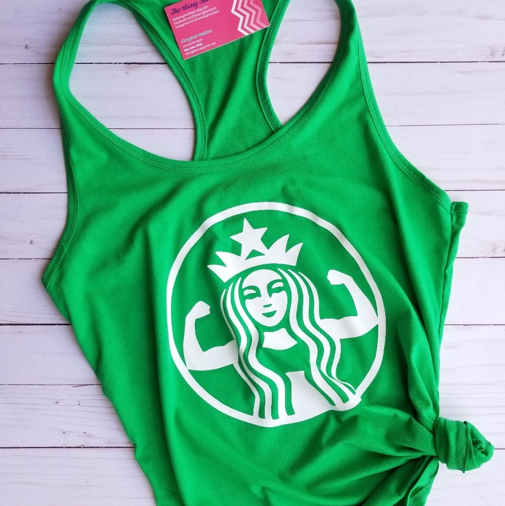 Coffee and Muscles Gym Tank
